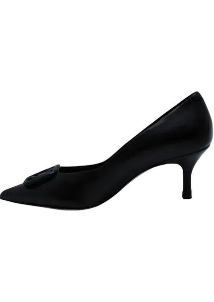 Hakiki Deri Sıyah Ayakkabı Stiletto 9841 41 fiyatları