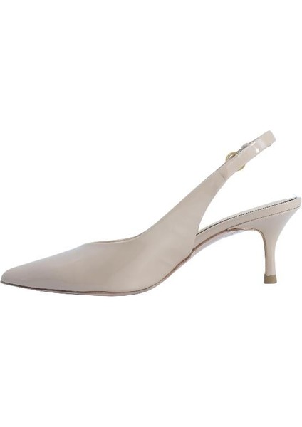 Hakiki Deri Bej-Altın Ayakkabı Stiletto 9841 48 V1 fiyatları