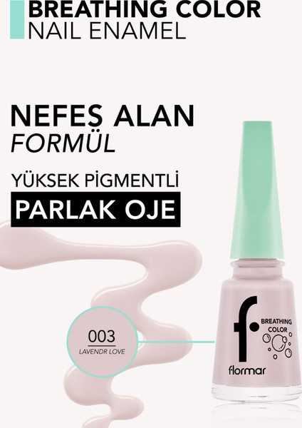 Breathing Color Nail Enamel (003 Lavender Love) 8682536032544 fırsatları