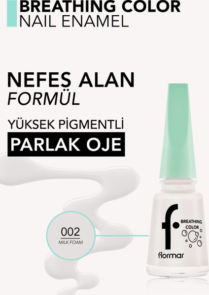 Breathing Color Nail Enamel (002 Milk Foam) 8682536032537