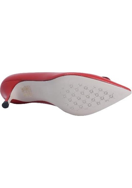 Hakiki Deri Kırmızı Ayakkabı Stiletto 9841 41 fırsatları