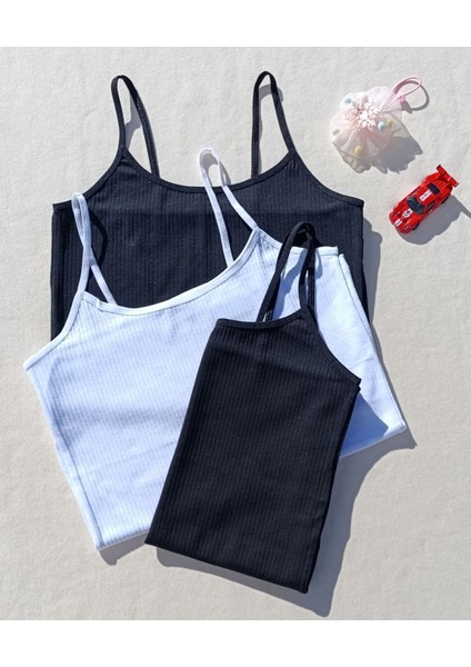 Fitilli Likralı 3 Lü Kadın Atlet