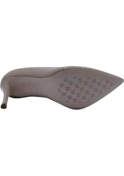 Hakiki Deri Bej-Kırmızı Ayakkabı Stiletto 2536 05 BD34-43 fırsatları