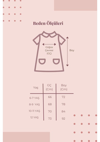 Çiçek Nakışlı Uzun Kollu Kız Çocuk Brode Elbise - Pudra modelleri