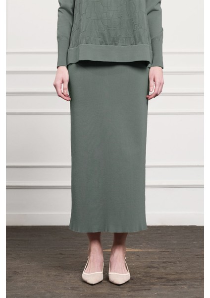 Merserize Çelik Örme Etek 013 Kekik