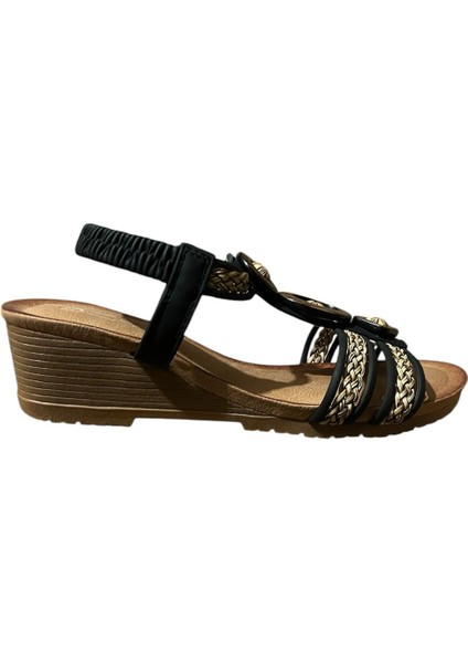 Orijinal Guja 145-4 Ortopedik Dolgu Topuk Bayan Sandalet