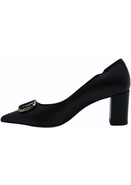 Hakiki Deri Sıyah Ayakkabı Stiletto 9841 82 fiyatları
