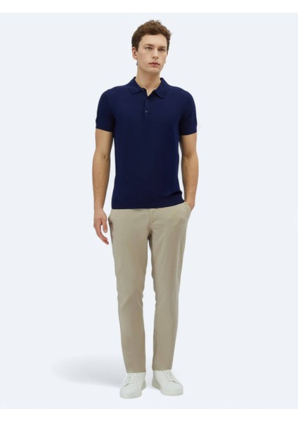 Lacivert Polo Yaka Düz Örgü Triko fiyatları
