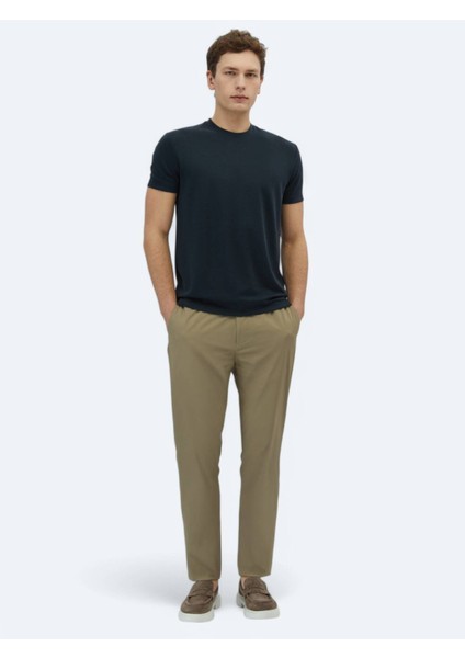 Siyah Düz Bisiklet Yaka T-Shirt fiyatları