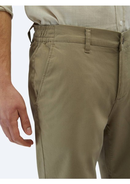 Vizon Düz Dokuma Slim Fit Casual Pamuk Karışımlı Bermuda fırsatları