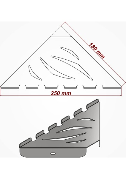 Metal Banyo Köşe Rafı Ikili Çift Katlı Modern Duş Köşeliği Siyah Vidalı fiyatları