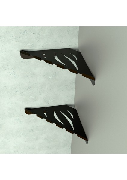 Metal Banyo Köşe Rafı Ikili Çift Katlı Modern Duş Köşeliği Siyah Vidalı fırsatları