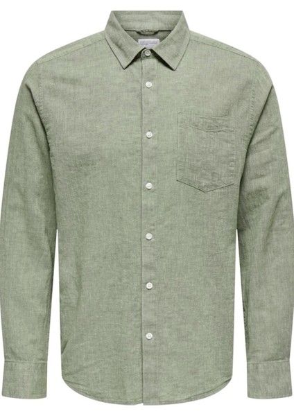 Onscaıden Lıfe Reg Ls 1 Pkt Shırt Noos Taş