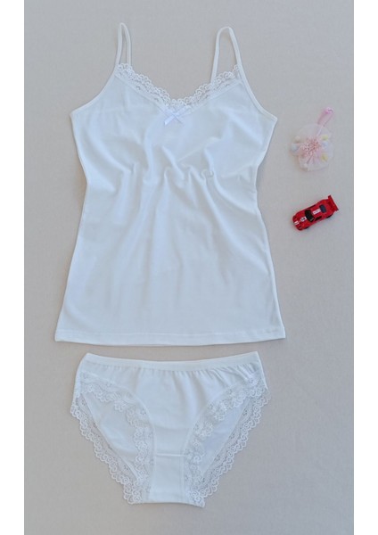 Dantelli 6 Lı Kadın Atlet Külot Iç Çamaşır Takımı indirimleri