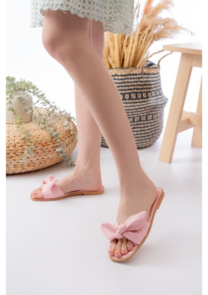 Kurdele Detay Kadın Terlik Rahat Hafif Taban fiyatları