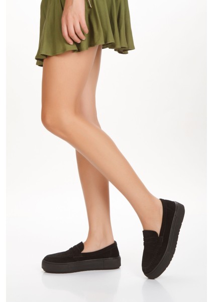 Kadın Hakiki Süet Deri Günlük Ayakkabı 4043