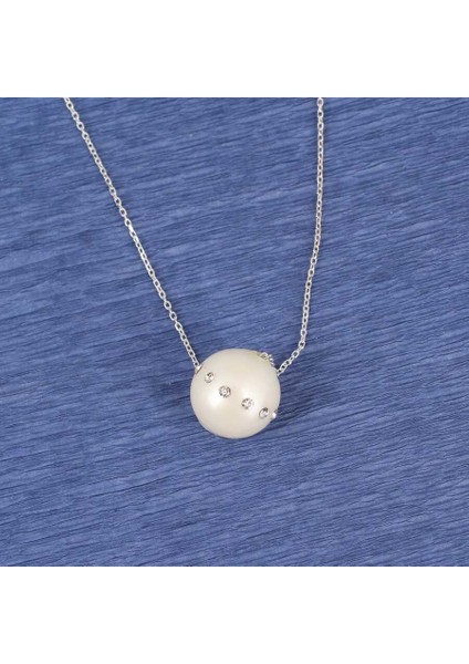 925 Ayar Gümüş Incili Kolye fiyatları