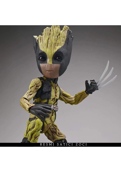 Galaksinin Koruyucuları Groot Cos Wolverine Hareketli Aksiyon Figürü Model Süsleri (Yurt Dışından) fiyatları