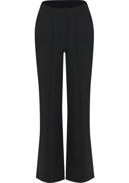 Saller Yüksek Bel Özel Yumuşak Dokulu Kumaş Pantolon