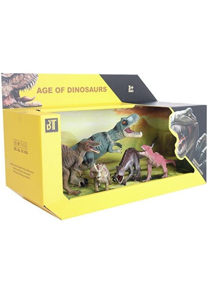 5 Dinozor Figürlü Dinozorların Dünyası Oyun Seti: Jurassic Macera Evinizde!