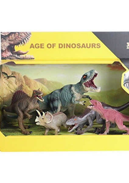 5 Dinozor Figürlü Dinozorların Dünyası Oyun Seti: Jurassic Macera Evinizde! modelleri