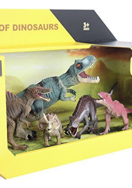 5 Dinozor Figürlü Dinozorların Dünyası Oyun Seti: Jurassic Macera Evinizde! fırsatları