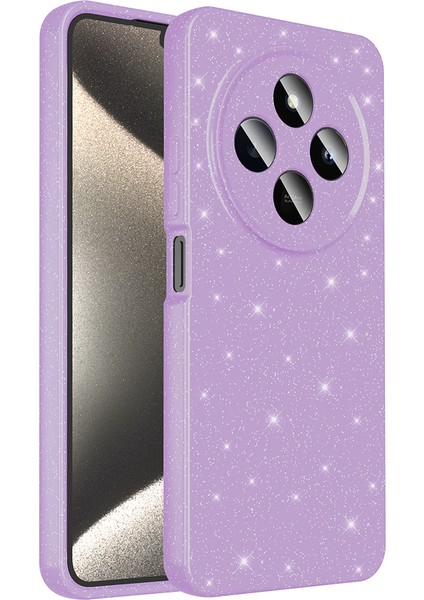 Xiaomi 14C Uyumlu Kılıf Koton Simli Pembe