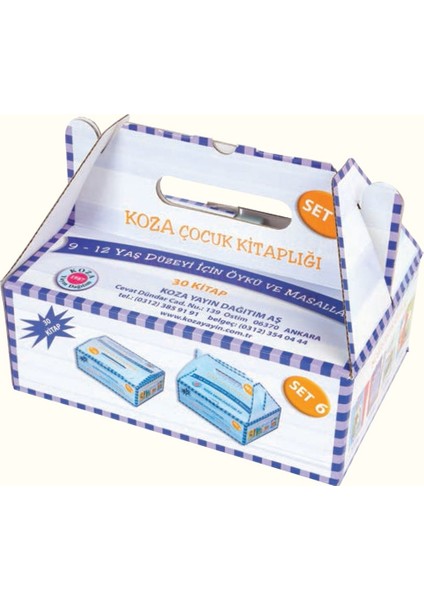 Koza Çocuk Kitaplığı Seti 6 (30 Kitap Kutulu) 9-12 Yaş