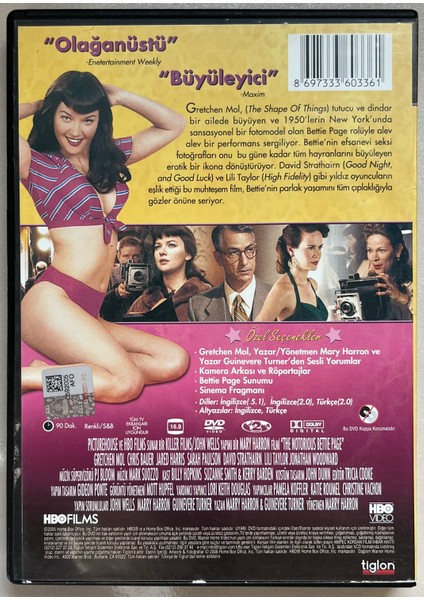 Bettie Page DVD (Orjinal Dönem Baskı) fiyatları