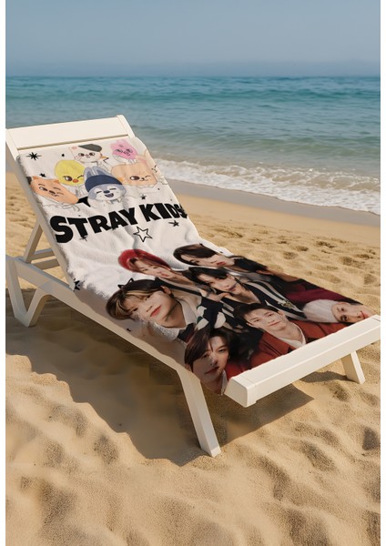 Stray Kids Plaj Havlusu – Gençliğin Dansı Plajda!