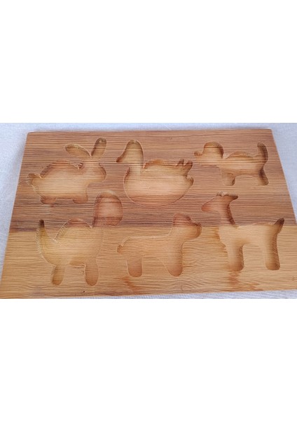 Hayvan Temalı Eğitici Puzzle