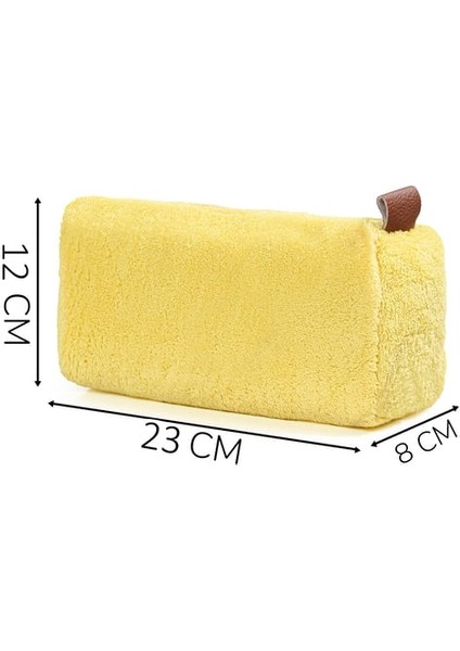 Legosh Fermuarlı Peluş Makyaj Çantası (Kısa Tüylü) – Kadınlar Için En Yeni Makyaj Çantası