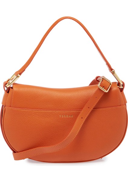 Turuncu Hakiki Deri Kadın Çapraz Askılı Çanta - S25Y1BC80135-J35 modelleri