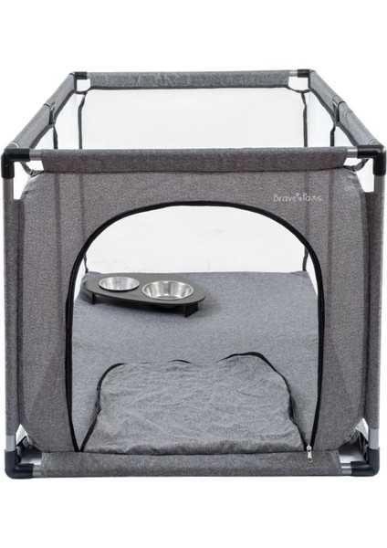 Brave Paws Köpek Oyun Evi, Kedi Köpek Doğum Evi, Köpek Çiti 70X110 cm fiyatları