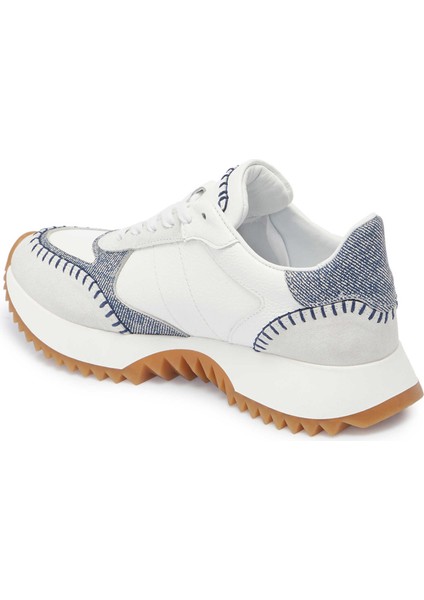 Beyaz Hakiki Deri Kadın Sneaker - K25I1AY68035-A26 fiyatları