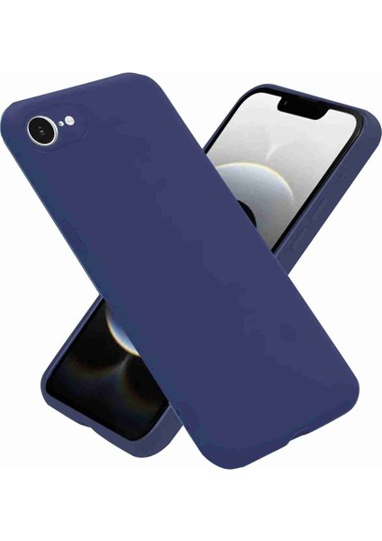 Apple iPhone 16E Uyumlu Şık Yumuşak Silikon Telefon Kılıfı