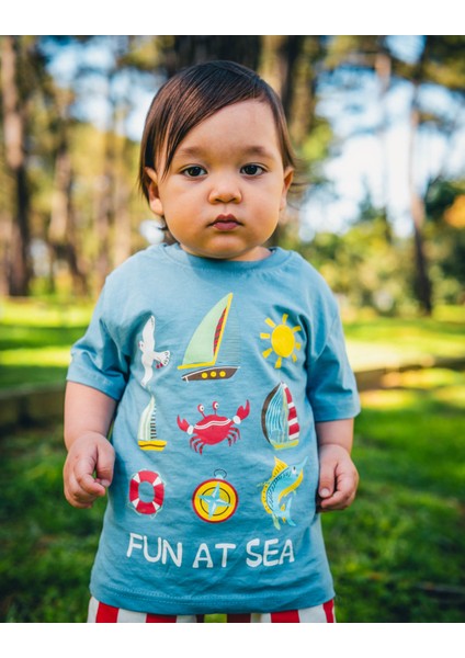 Denizci Detay Şort Tişört Ikili Erkek Takım fırsatları