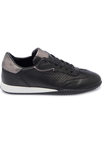 Siyah Hakiki Deri Kadın Sneaker - K25I1AY68030-A23 modelleri
