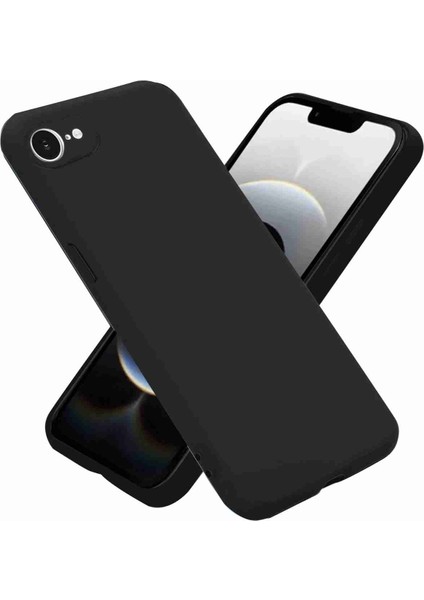 Apple iPhone 16E Uyumlu Şık Yumuşak Silikon Telefon Kılıfı