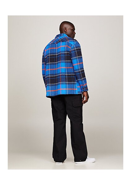 Tommy Jeans Erkek Brushed Check Overshırt fiyatları