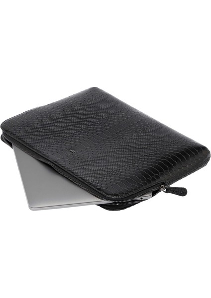 Siyah Hakiki Deri Unisex Laptop Çantası - S1LC00002951-B61 indirimleri
