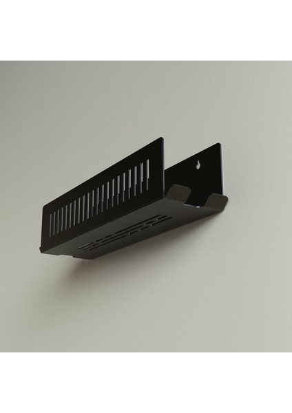 Modern Banyo Duş Rafı, Metal, 37X10 Cm, Siyah, Şampuan ve Traş Bıçağı ve Diş Fırçası Tutuculu fırsatları