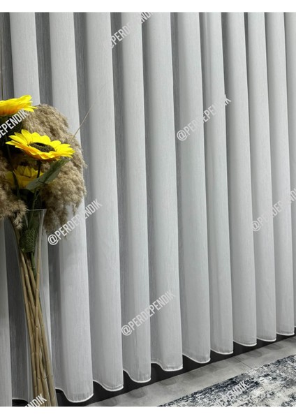 Larin Süper Lüx,desensiz,üst Kalite,salon Tülü,zarif,şık,tül,ütü Istemez,yıka As,1*3 Sık,pileli,