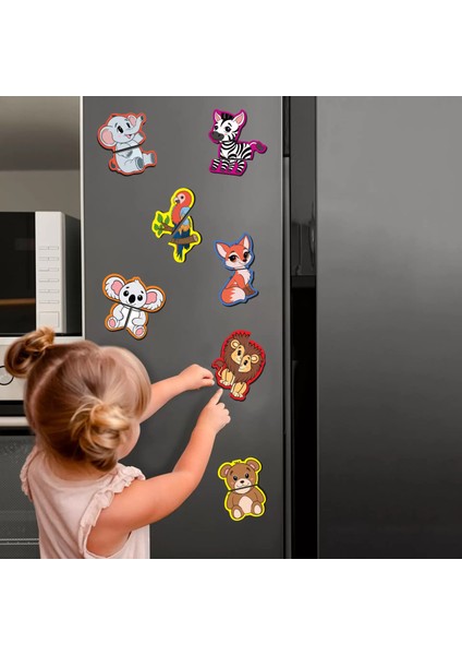 Mıknatıslı Yapboz Orman Hayvanları Dikkat ve Zeka Geliştirme Kitabı Kolektif fiyatları