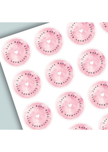 Thank You Sticker Teşekkürler Etiketi Kargo Ambalaj Paketleme 3,5 cm 105 Adet Kuşe Yapışkanlı Parlak