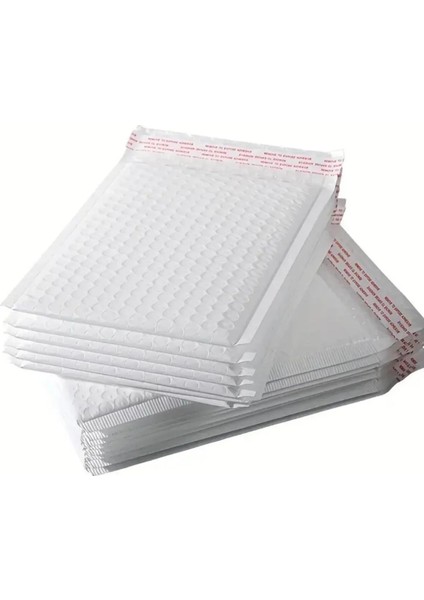 Ozn Aksesuar Bantlı Beyaz Patpatlı Balonlu Kargo Poşeti E Ticaret Poşeti 50 Adet 33X40+4 indirimleri