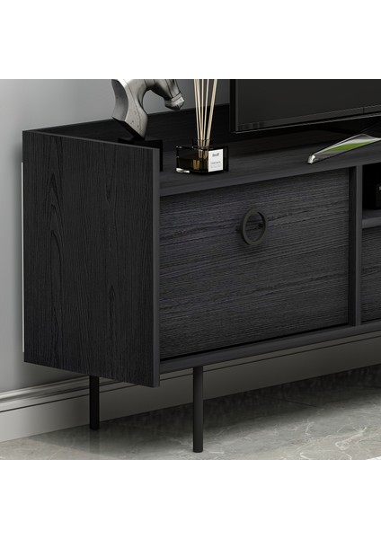 Inarch Dizayn T0015 Lidya Kapaklı, Açık Raflı Tv Sehpası, Tv Ünitesi fırsatları