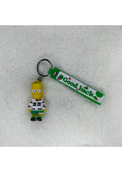3D Silikon Bart Sımpson Anahtarlık