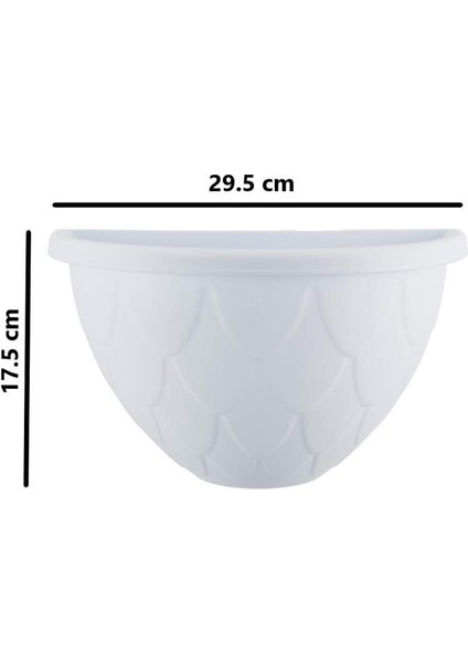 SO-DD02 Dekoratif Damla Duvar Saksı 2.4 Litre No 2