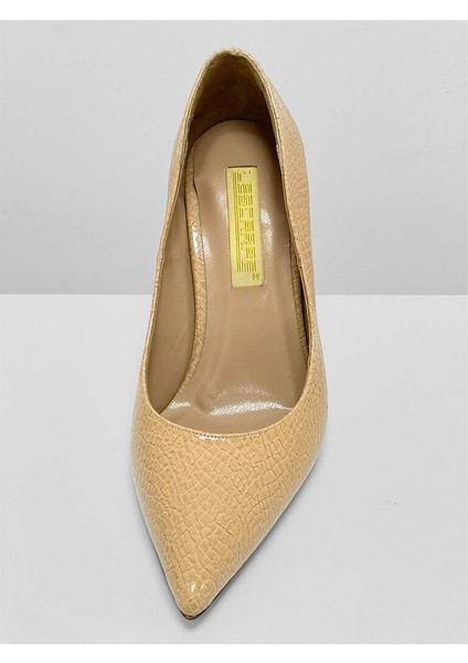 4524 Rugan Yılan Desenli Kadın Stiletto Topuklu Ayakkabı fiyatları